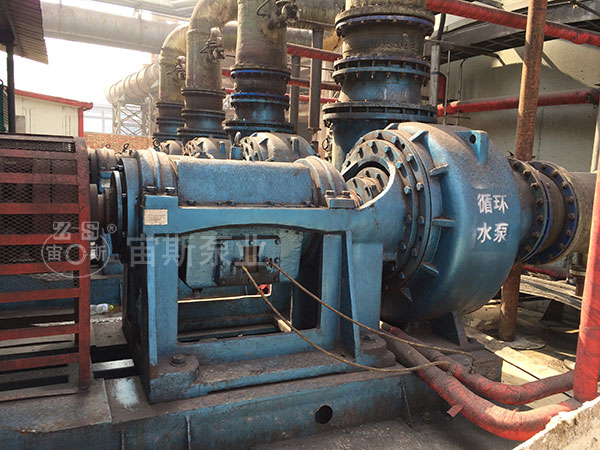 500UHB-Z襯塑脫硫泵在邯鄲涉縣一鋼鐵廠應(yīng)用