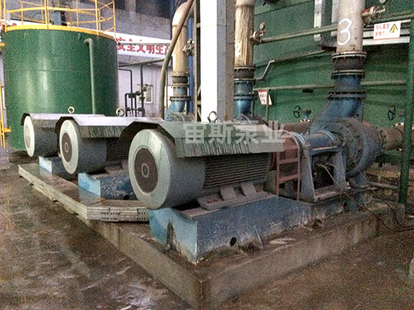 宙斯泵在蕪湖富鑫鋼鐵脫硫工況中使用