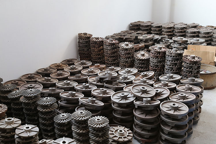 不銹鋼葉輪堆放區(qū)