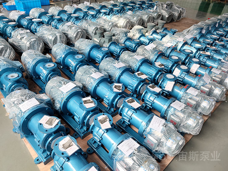 CQB系列磁力泵生產(chǎn)場景